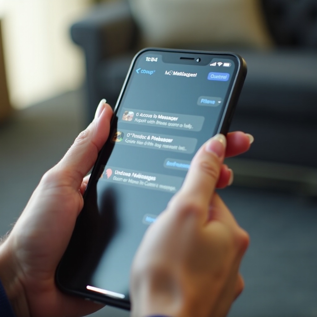 تصفية الرسائل غير المقروءة على iPhone