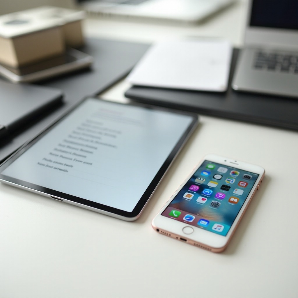 iPad と iPhone の同期を解除する
