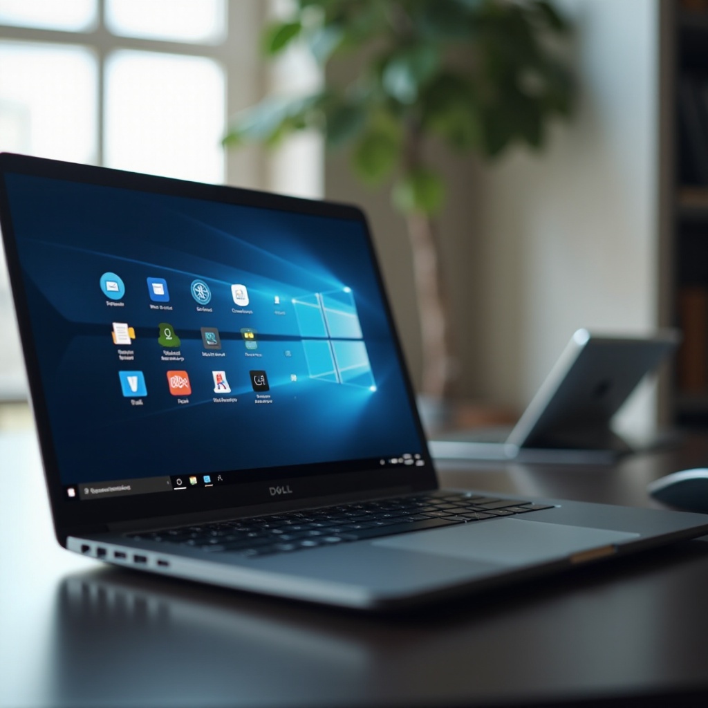 các biểu tượng của Dell trên máy tính xách tay