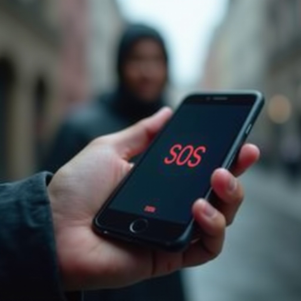 tại sao điện thoại của tôi nói SOS