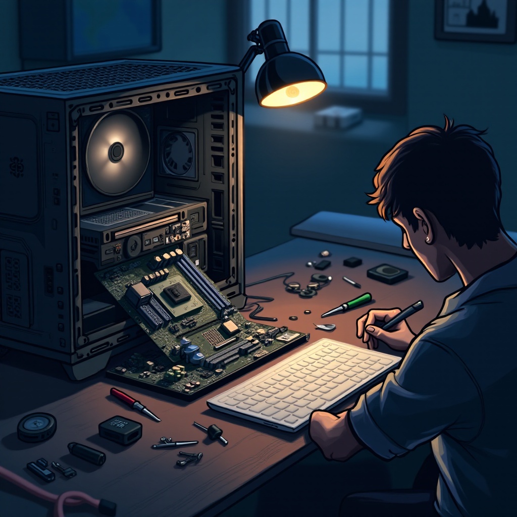 ماذا يحدث إذا كانت اللوحة الأم تالفة؟