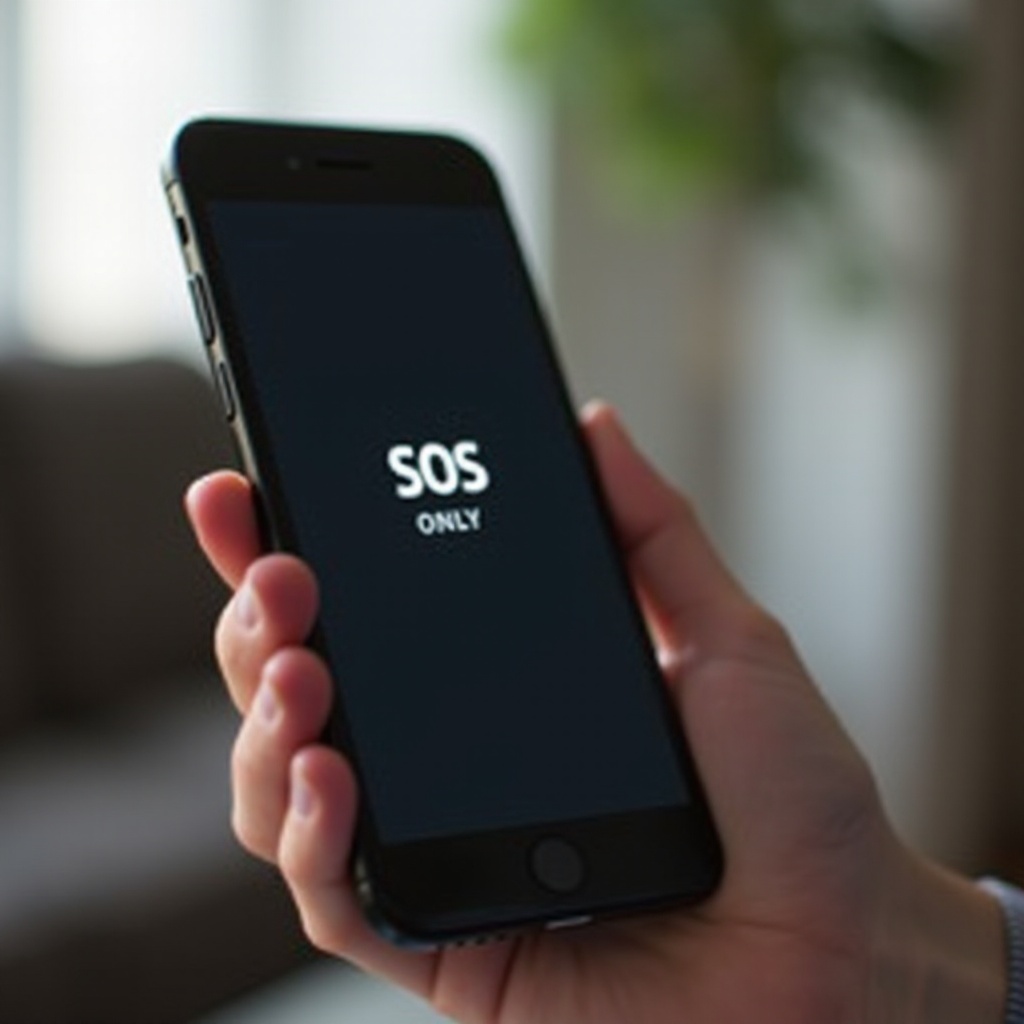 آيفون عالق في وضع الطوارئ (SOS) على شبكة فيريزون