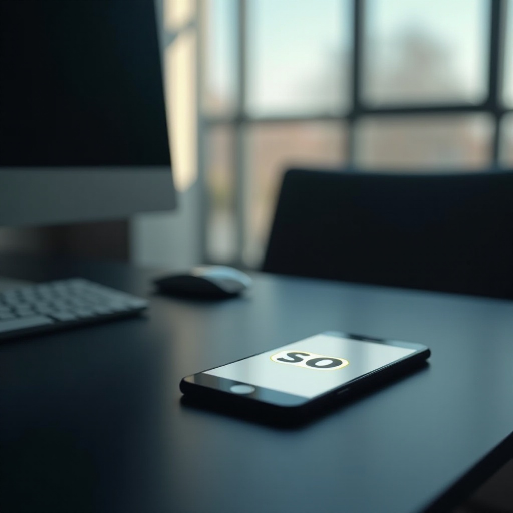 لماذا هاتفي يقول SOS