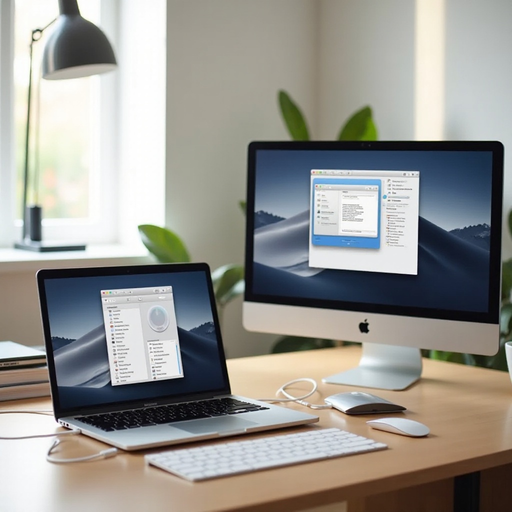 วิธีใช้จอภาพกับ MacBook