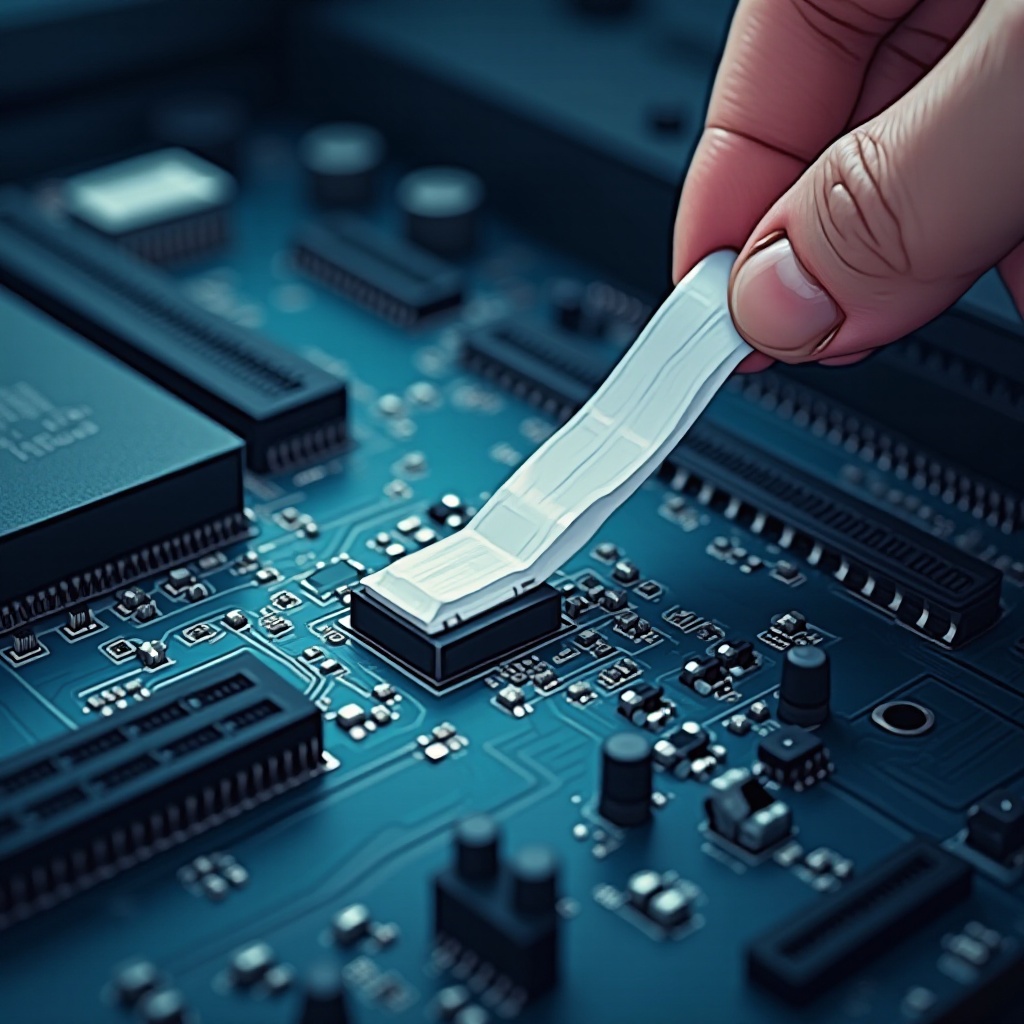 هل من الآمن استخدام الشريط الكهربائي على اللوحة الأم للكمبيوتر؟