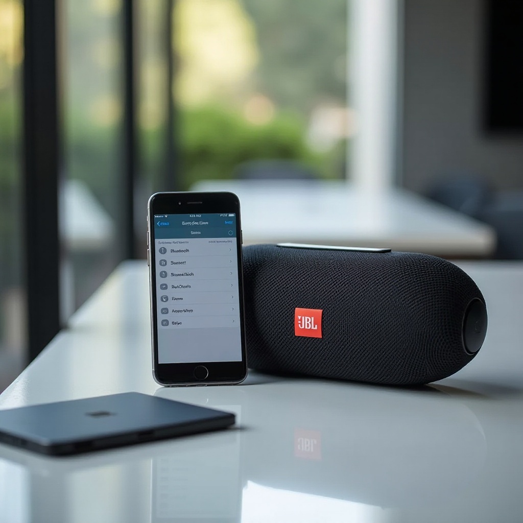 كيفية توصيل جهاز iPhone بسماعة JBL اللاسلكية